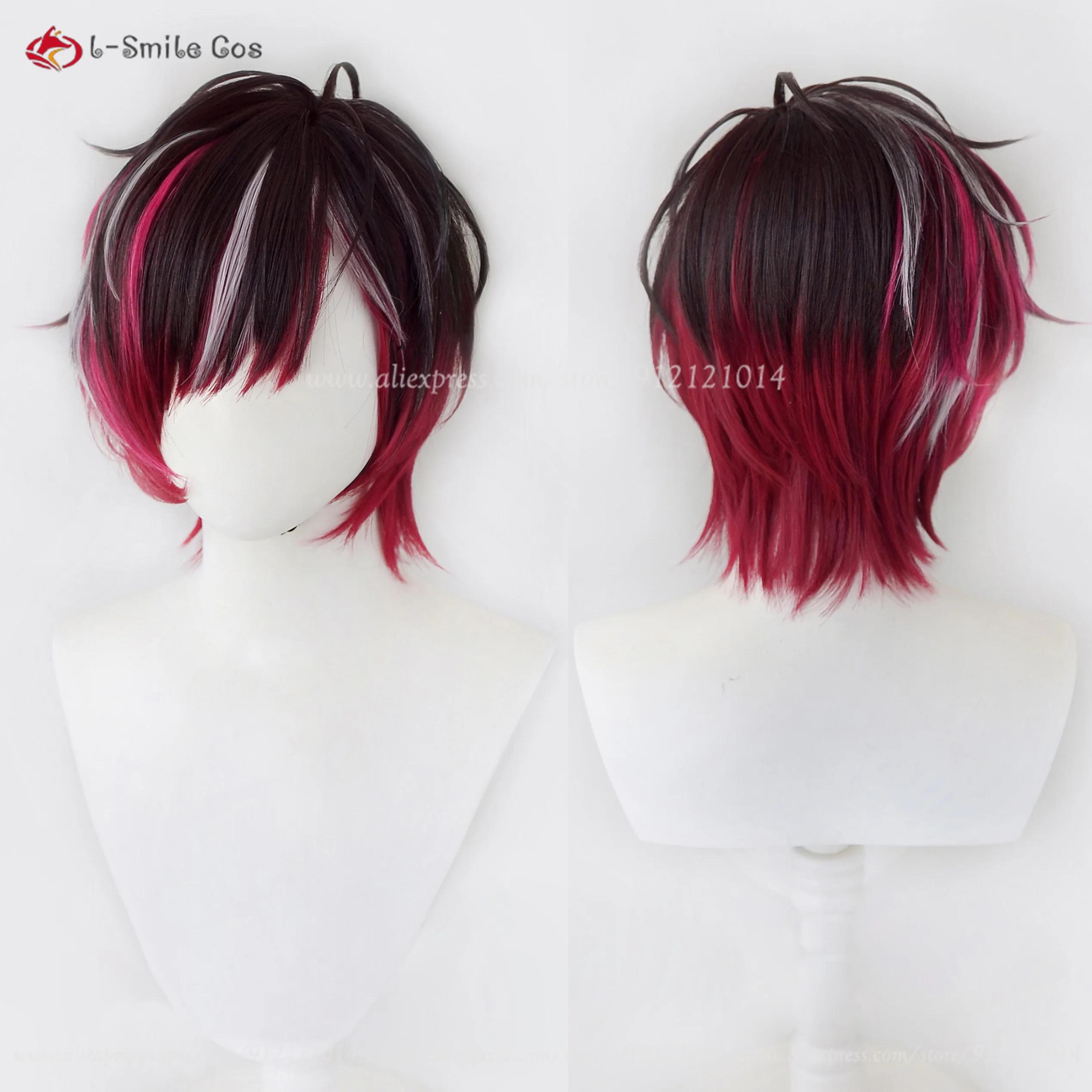 Vtuber Ver ȫ ª ڽ , 33cm ª ڽ ִϸ̼ ,  ռ , ϼ Ƽ    ĸ